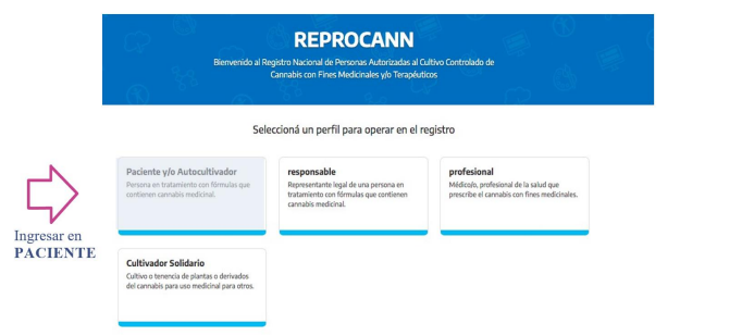 GUÍA: Inscripción al Reprocann registro paciente reprocann