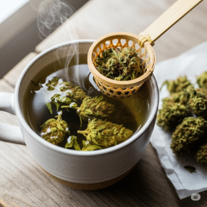 RECETA: Té de Cannabis té de flor de cannabis