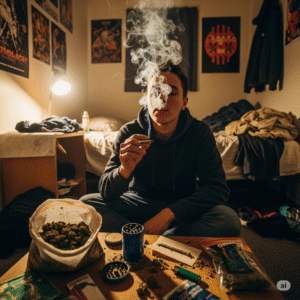 Trastorno por Uso de Cannabis: Cuando el Consumo Deja de Ser Medicinal y se Convierte en un Problema persona con trastorno por uso de cannabis