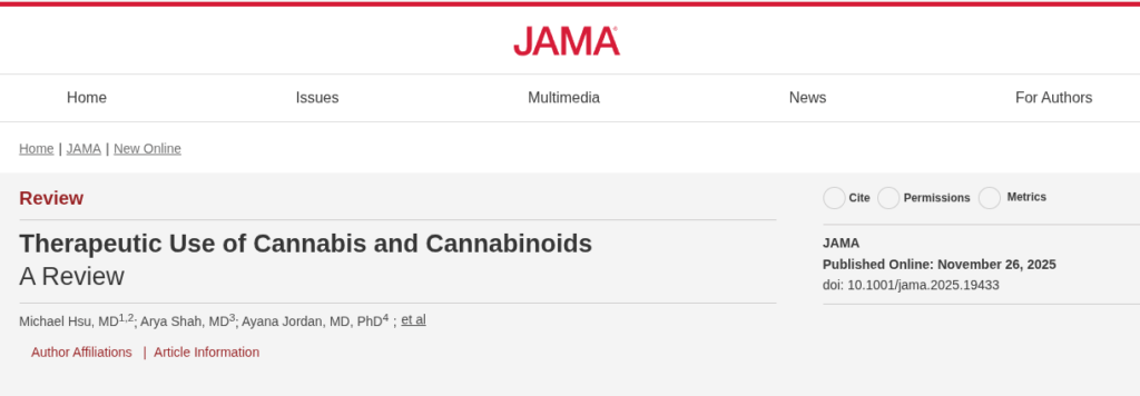 ¿El Cannabis medicinal funciona? Analizo la revisión de JAMA que concluye que NO ¿El Cannabis medicinal funciona? Analizo la revisión de JAMA que concluye que NO