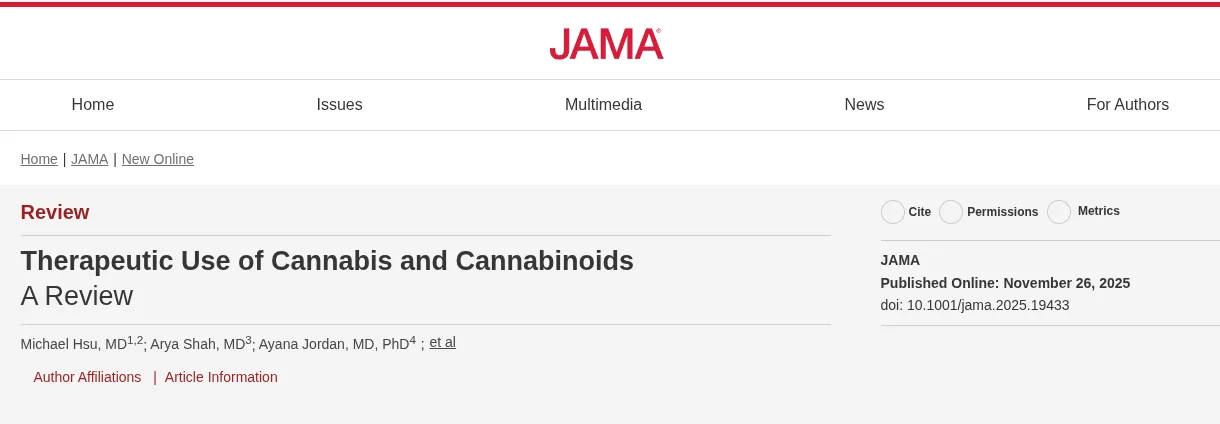 ¿El Cannabis medicinal funciona? Analizo la revisión de JAMA que concluye que NO ¿El Cannabis medicinal funciona? Analizo la revisión de JAMA que concluye que NO