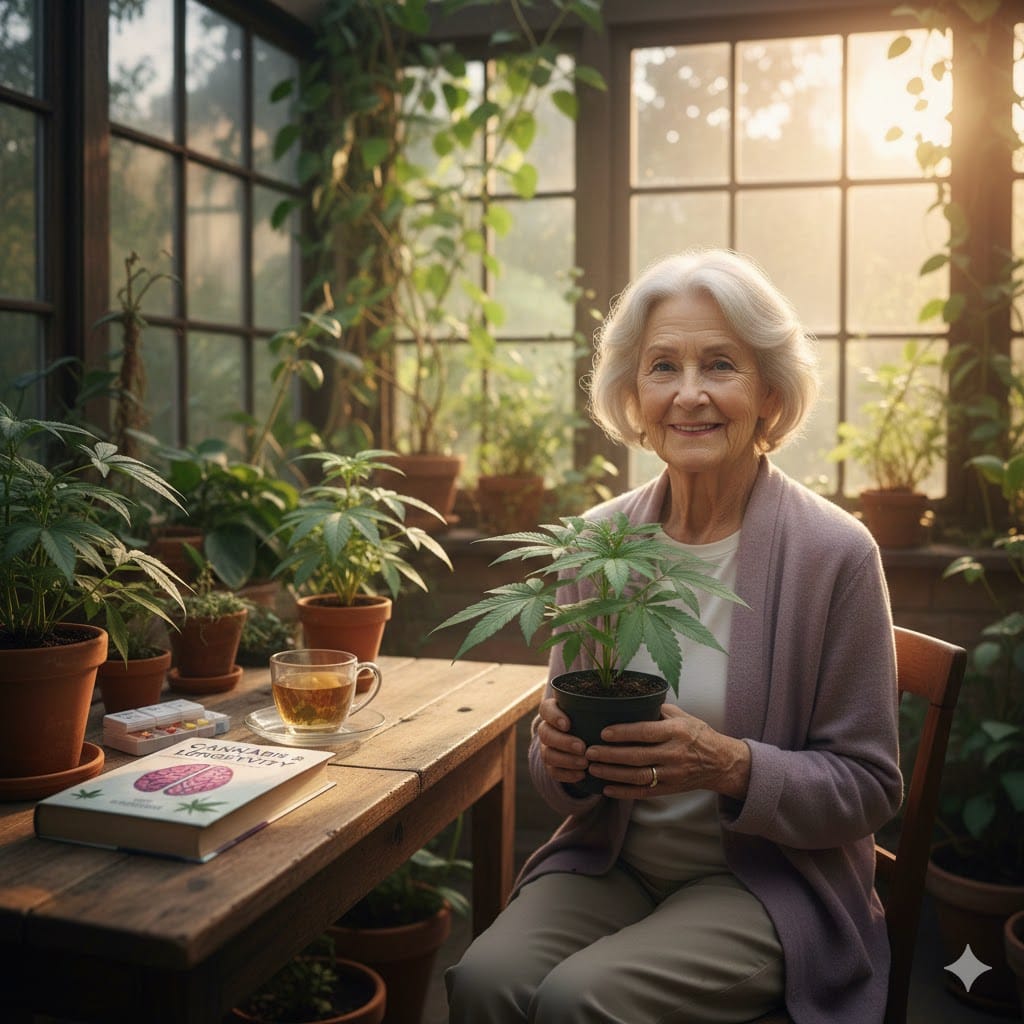 Cannabis medicinal, envejecimiento y longevidad: ¿La clave para vivir más y mejor?